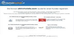 Desktop Screenshot of aktivhotels.com